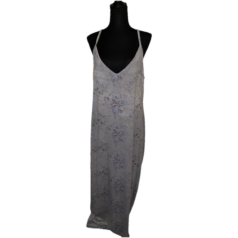 Forever 21 Floral Multicolor 2X Long Sleepwear Gown